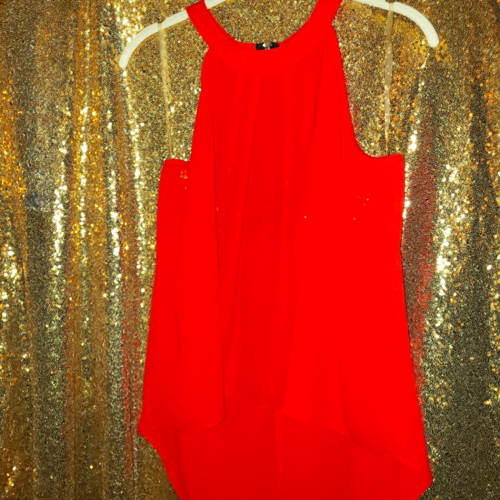 Charlotte Russe Dressy Top (Size Large)